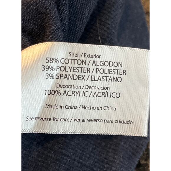 WildFox Good Vibes Blue Sweatshirt with Plush Letters Small - Picture 5 of 7